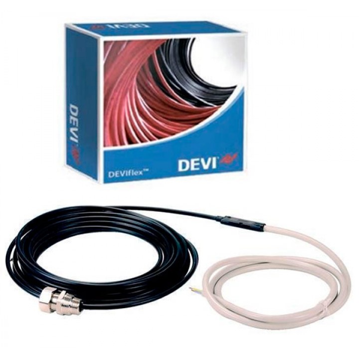 Нагревательный кабель двухжильный DEVIaqua™ 9Т (DTIV-9), 225Вт, длина 25м (140F0007)